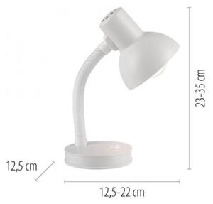 JUST LIGHT. 11080-16 - Гъвкава настолна лампа FLEXI 1xE27/25W/230V бяла