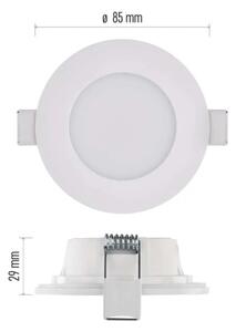 LED вградено осветително тяло LORI LED/4,5W/230V IP65 2700/4000K бяло