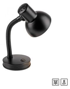 JUST LIGHT. 11080-18 - Гъвкава настолна лампа FLEXI 1xE27/25W/230V черна
