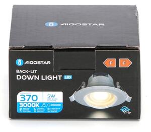 Aigostar - Вградено LED осветително тяло LED/5W/230V 3000K Ø 8,5 cm бяло