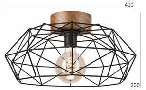 Brilagi - Плафон WOODY BASKET 1xE27/60W/230V дъб
