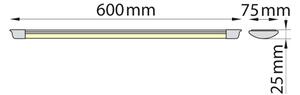 Brilagi - LED луминисцентно осветително тяло AVERO LED/16W/230V 60 см