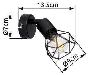 Brilagi - Стенно точково осветително тяло CAGE 1xE14/40W/230V