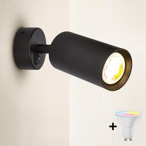 Brilagi - LED димируемо стенно точково осветително тяло SELE 1xGU10/4,8W/230V черно