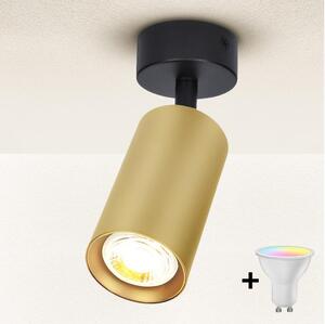 Brilagi - LED димируемо точково осветително тяло SELE GOLDEN 1xGU10/4,8W/230V черно/златно