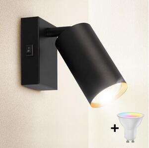 Brilagi -LED Димируемо стенично точково осветително тяло SELE 1xGU10/4,8W/230V черно/златно