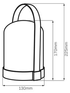 LED RGBW Декоративна настолна лампа MINORKA LED/0,3W/4,5V 3xAA