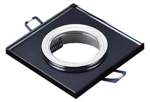 Вградено осветително тяло 1xGU10/MR16/10W/230V 9x9 см черно