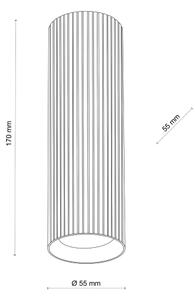Насочващо осветително тяло TUNE M 1xGU10/10W/230V 17 cm бяло