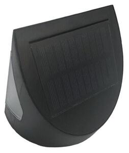 LED соларно стеново осветително тяло със сензор LED/3W/3,7V 1200 mAh IP54 черно