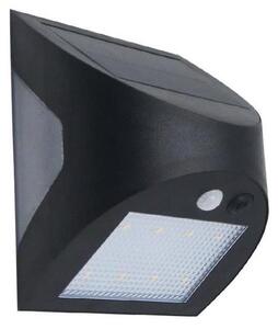 LED соларно стеново осветително тяло със сензор LED/3W/3,7V 1200 mAh IP54 черно