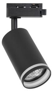 Спот за 1-фазна шинна система PIPE 1xGU10/10W/230V черен