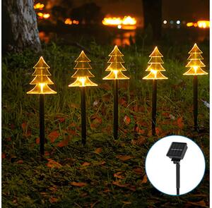Aigostar LED соларна коледна лампа 1m IP65, 0,054W, топла бяла светлина
