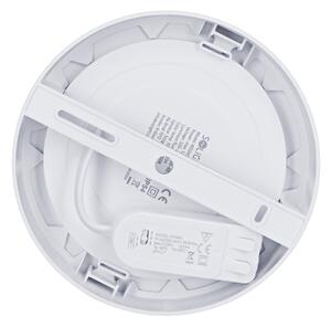 Solight WD240-S - LED панел 2в1 LED/12W/230V 3000/4000/6000K пр.17см IP54 сребрист