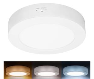 Solight WD240-W - LED панел 2 в 1 LED/12W/230V 3000/4000/6000K Ø17 см IP54 бял