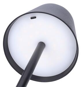 Solight WO69-B - LED димируема презареждаема сензорна настолна лампа LUCCA LED/3,7V 2000 mAh черна