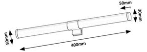 Rabalux 75043 - LED огледално осветление за баня ZAIN LED/6W/230V IP44 40 cm