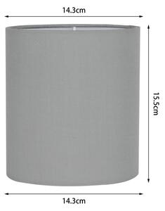 Brilagi - LED гъвкава настенна лампа NUBILA 1xE27/25W/230V + LED/3W месинг/светлосива
