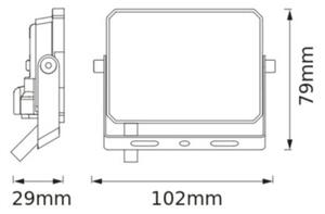 Osram - LED прожектор FLOODLIGHT LED/10W/230V 4000K IP65