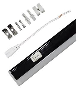 LED осветително тяло за монтаж под шкаф TUBE LED/14W/230V 90 cm черно