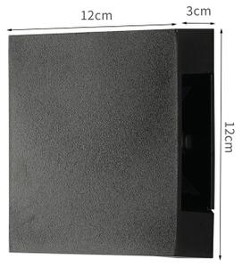 Brilagi - LED външна стенна лампа QUADRAY LED/4W/230V черна IP65
