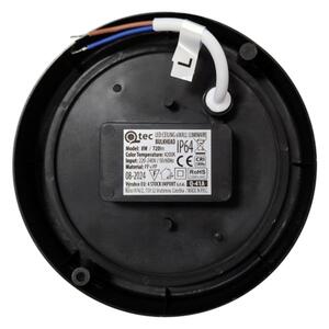 LED външно таванно осветително тяло LED/8W/230V 4200K Ø 14 см IP64 черно