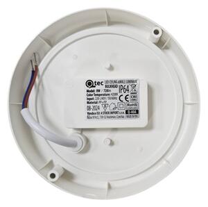 LED външно таванно осветително тяло LED/8W/230V 4200K Ø 14 cm IP64 бяло