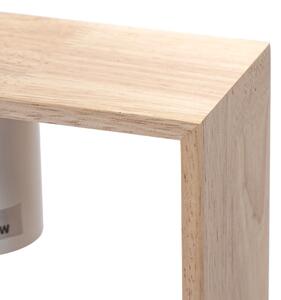 Aigostar - LED дървен полилей с кабел 1xE27/9W/230V 2200K бор