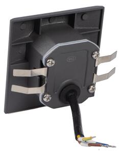 Kanlux 39143 - LED осветително тяло за стълби с датчик EXIN 2,5W/230V 4000K IP65 антрацит, квадратно