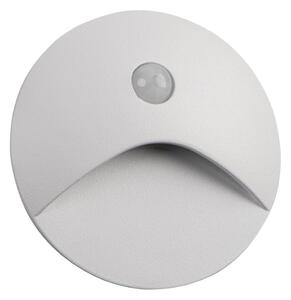 Kanlux 39123 - LED осветително тяло за стълби с вграден сензор EXIN 2,5W/230V 3000K IP65 бяло, кръгло