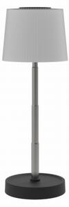Димируема външна презареждаема настолна LED лампа LED/2W/5V IP44 1200 mAh сива