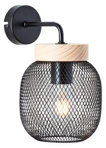 Brilliant - Стенна лампа GIADA 1xE27/40W/230V черна