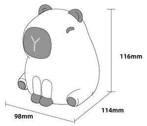 LED RGBW Димируем детски лампа LED/1W/5V USB 1200 mAh капибара