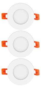 Osram - Комплект от 3 вградени LED осветителни тела SLIM LED/4,5W/230V