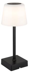 Globo 28061S - LED настолна лампа XAYDEN LED/2W/5V 800 mAh, черна, с док