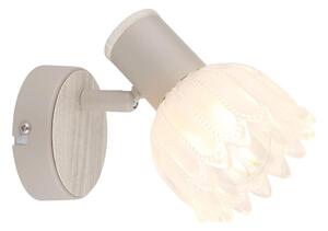 Globo 54317-1 - Стенно точково осветително тяло PLANTA 1xE14/40W/230V