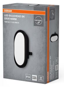 Osram - LED външно стенно осветително тяло BULKHEAD LED/11W/230V IP54 черно