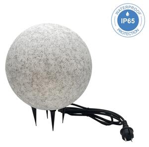 Външно декоративно осветително тяло LUMISTONE 1xE27/15W/230V IP65 Ø 28 см