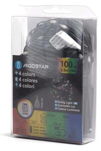 Aigostar LED външен коледен гирлянд 100 LED, 8 функции, 10,3 м, IP44
