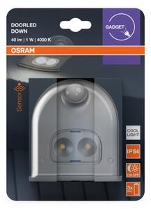 Osram - Външно LED стенено осветително тяло със сензор DOORLED LED/0,5W/3xAA IP54