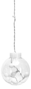 Aigostar - LED външна коледна гирлянда 120xLED/6W/230V/8 функции 3x0,6m IP44 топло бяло+дистанционно