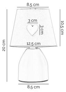 ONLI - Детска малка лампа TITTA 1xE14/6W/230V 20 см розов