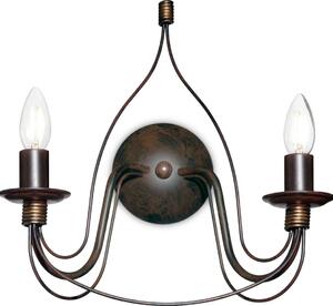 Ideal Lux - Стенно осветително тяло CORTE 2xE14/40W/230V, медно