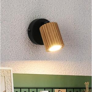 Brilagi - Стенно точково осветително тяло MODERN WOOD 1xGU10/8W/230V дърво/черно
