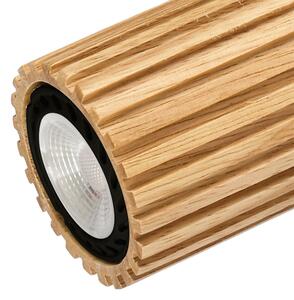 Brilagi - Стенно точково осветително тяло MODERN WOOD 1xGU10/8W/230V дърво/черно