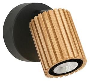 Brilagi - Стенно точково осветително тяло MODERN WOOD 1xGU10/8W/230V дърво/черно