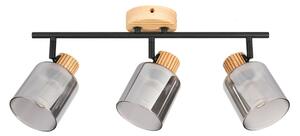 Brilagi - Точково осветително тяло HYGGE 3xE14/15W/230V дърво/опушено