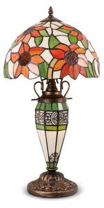 Brilagi - витражна настолна лампа в стил Тифани SUNFLOWER 1xE27/60W/230V + 1xE14/40W