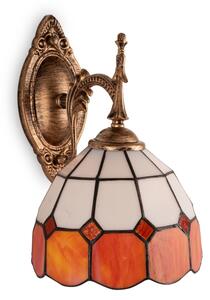 Brilagi - Витражна стенна лампа Tiffany SIENNA 1xE14/40W/230V