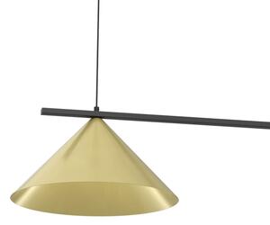 Полилей на кабел CAPITAL 2xGX53/15W/230V златен